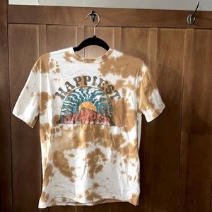Cowprint T-shirt “Happiest Camper”